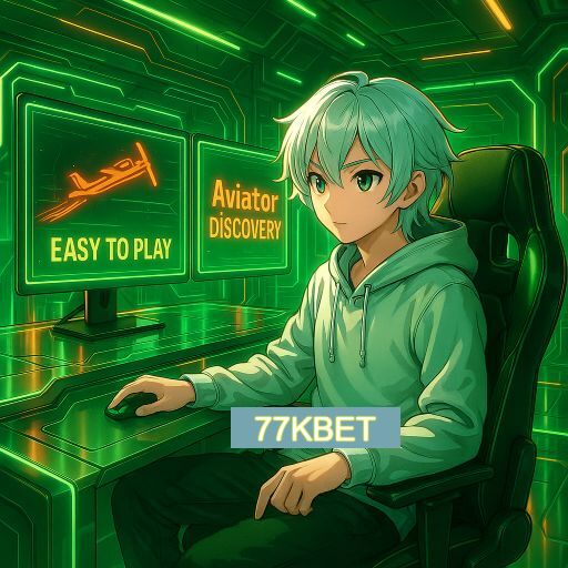 Imagem promocional do app oficial 77KBET destacando a conveniência de jogar cassino online pelo celular ou navegador