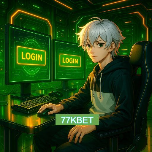 Imagem promocional do app oficial 77KBET destacando a conveniência de jogar cassino online pelo celular ou navegador